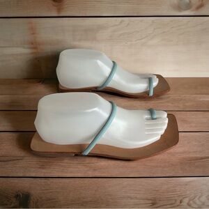 NWOT Jeffrey Campbell  Darby Blue Slide Sandal Sz 8/39